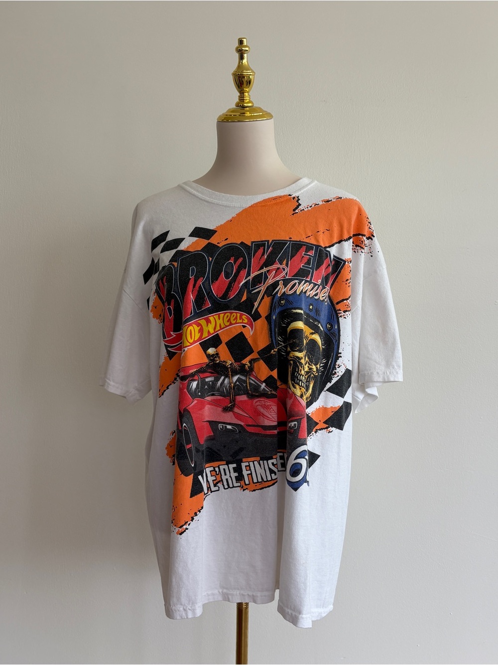 Broken Promises x Hot Wheels Graphic T-Shirt Size XL